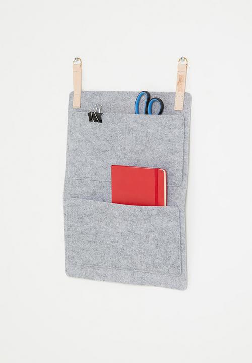 The Joinery - Hanging storage basket - grey