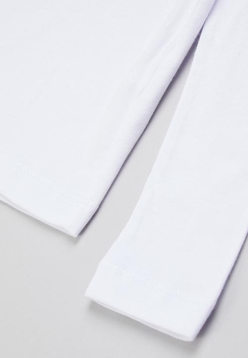 Superbalist Kids - Flannel pj set - white & purple 