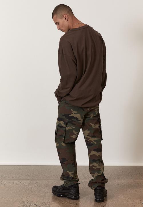 Factorie - Oversized long sleeve tshirt - bracken brown