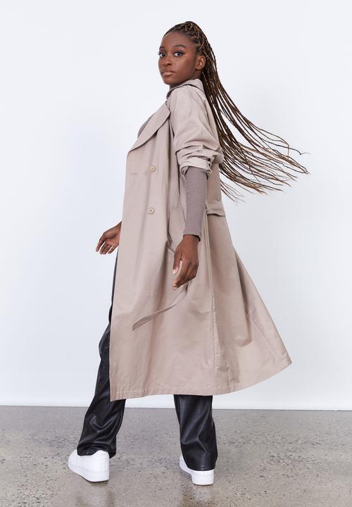 Factorie - Trench coat - brown mushroom