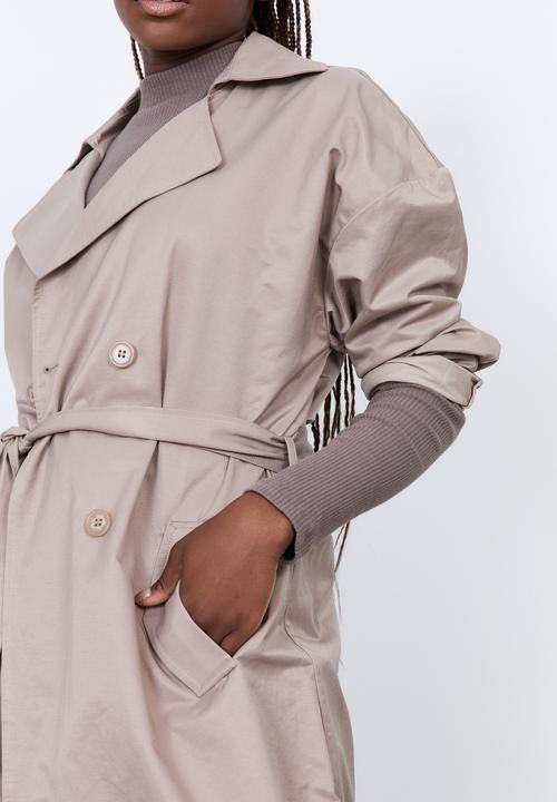 Factorie - Trench coat - brown mushroom