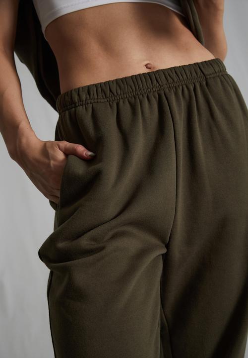 Factorie - Super slouchy trackpant - olive night