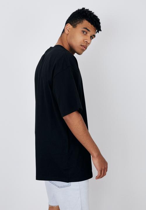 Factorie - Premium oversized graphic t shirt - black