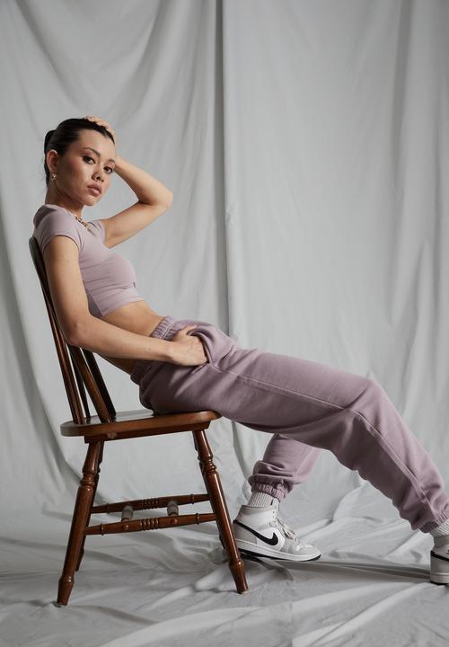 Factorie - Super slouchy trackpant - sea fog