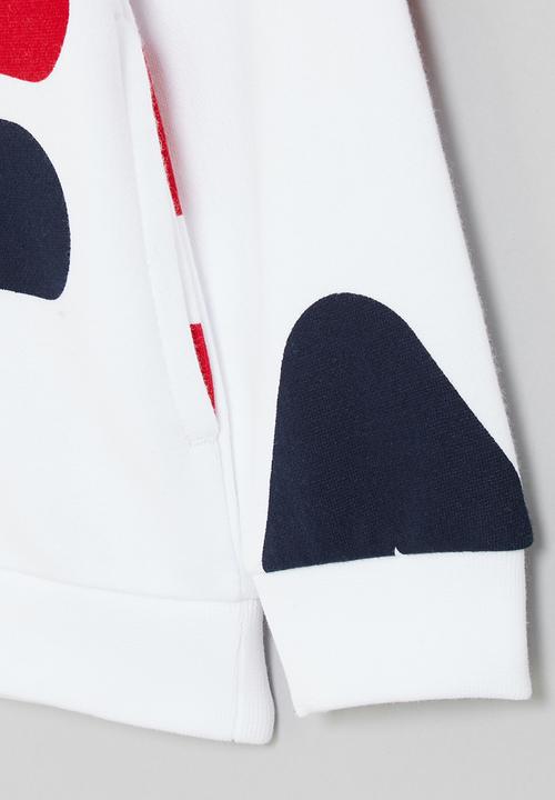 FILA - Sienna aop hoodie - white 