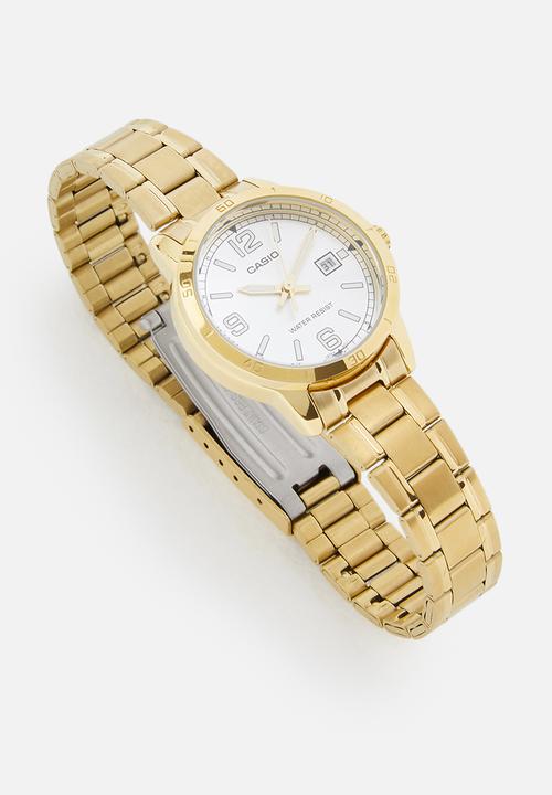 Casio - Analog ion plated - gold & silver
