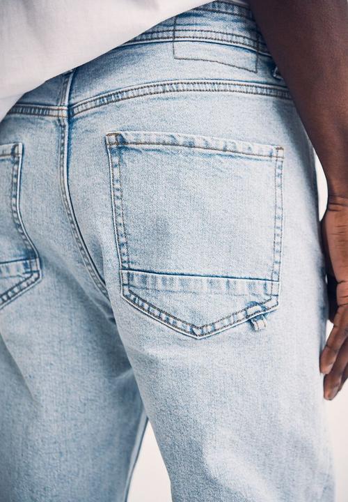 Cotton On - Relaxed tapered jean - roadie blue