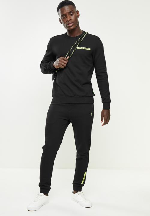 POLO - Sporty Tech Sweatshirt - Black