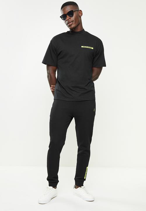 POLO - PS Sport High Collar Tee - Black