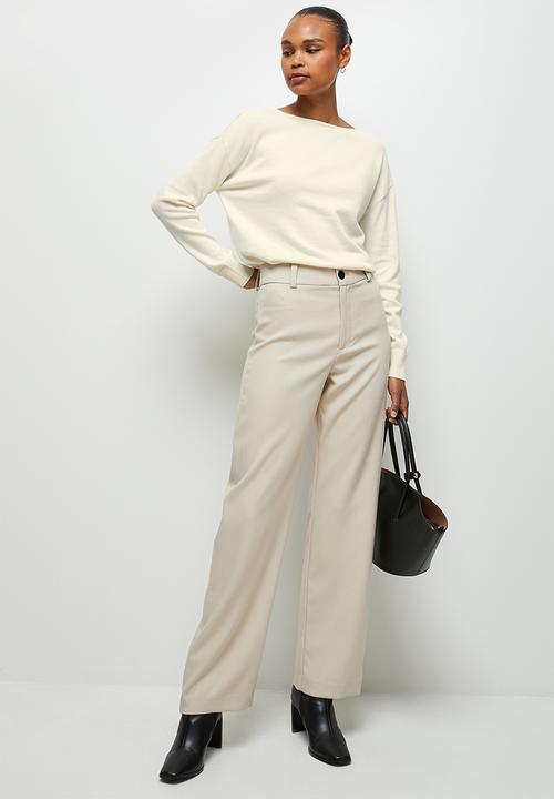 edit - Longline vback jumper - milk