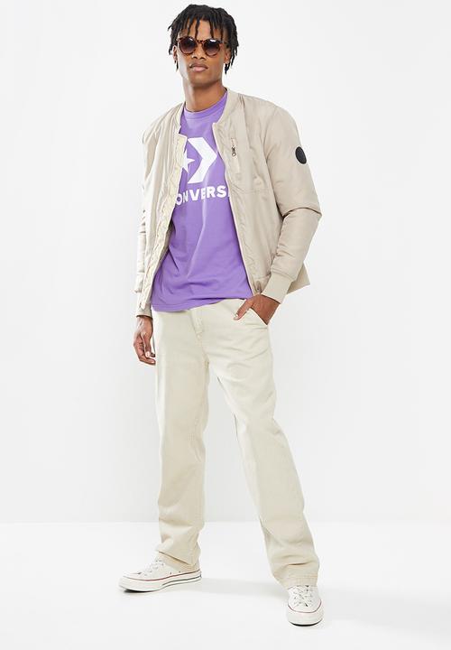 Converse - Star chevron graphic tee - lilac