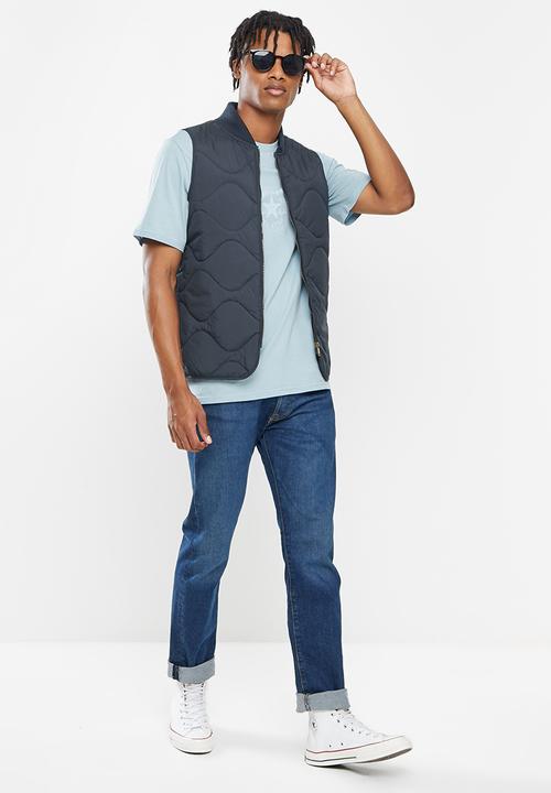 Converse - Tonal chuck patch tee - light blue