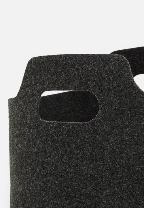 The Joinery - storage basket - charcoal