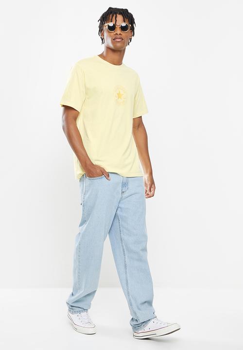 Converse - Tonal chuck patch tee - light yellow