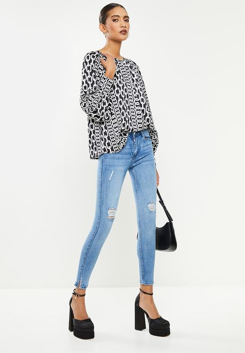 SISSY BOY - Axel skinny with pocket detail - med vintage