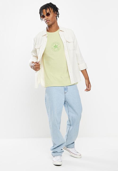 Converse - Tonal chuck patch tee - light green