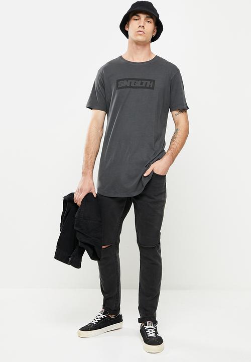 St. Goliath - Boxed a-p tee - washed black