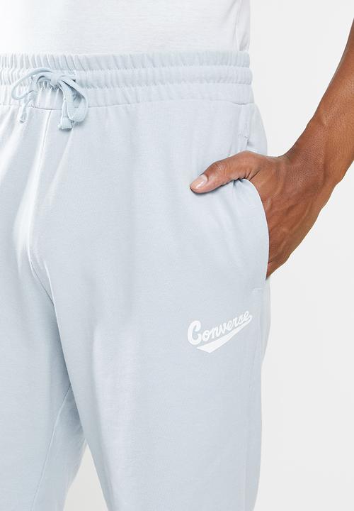 Converse - Scripted logo cotton short - light blue