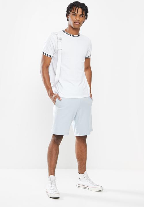 Converse - Scripted logo cotton short - light blue