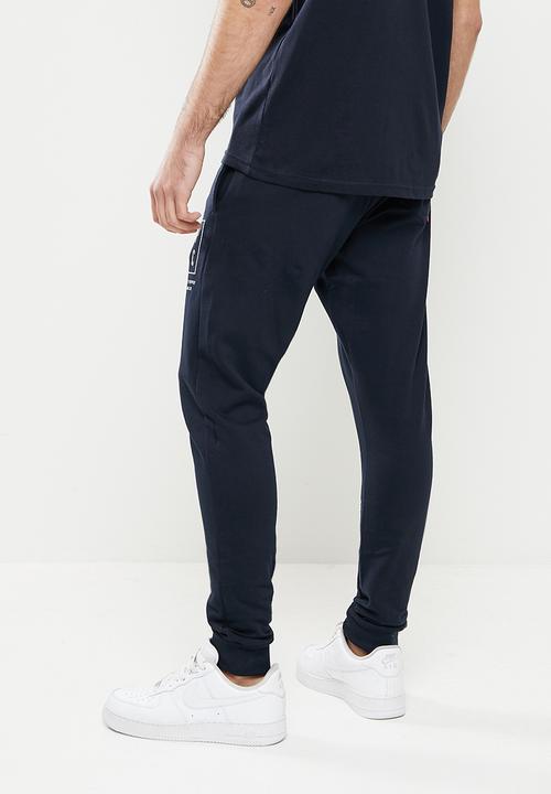 S.P.C.C - Ingram regular fit elasticated track pants - ink