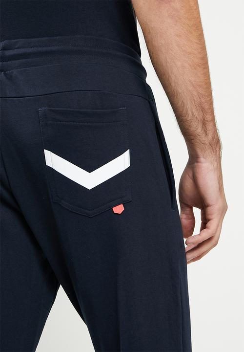 S.P.C.C - Ingram regular fit elasticated track pants - ink