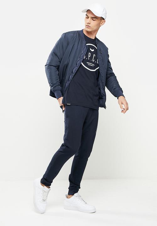 S.P.C.C - Ingram regular fit elasticated track pants - ink