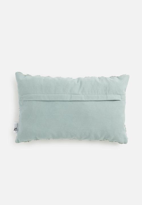 Sixth Floor - Mirage cushion cover - sage grey