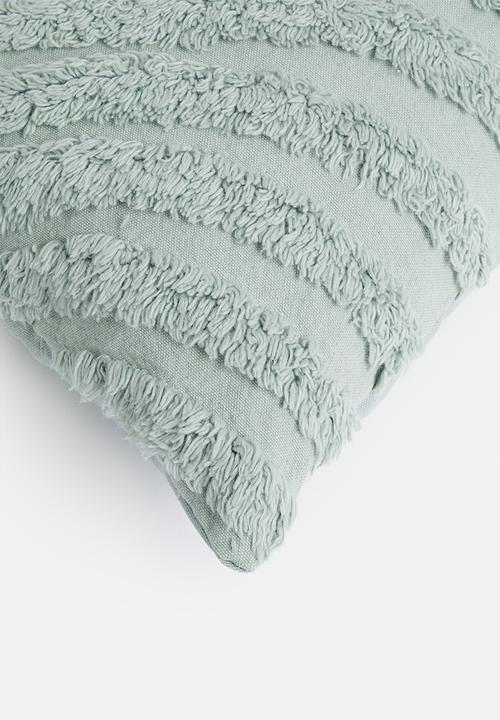Sixth Floor - Mirage cushion cover - sage grey