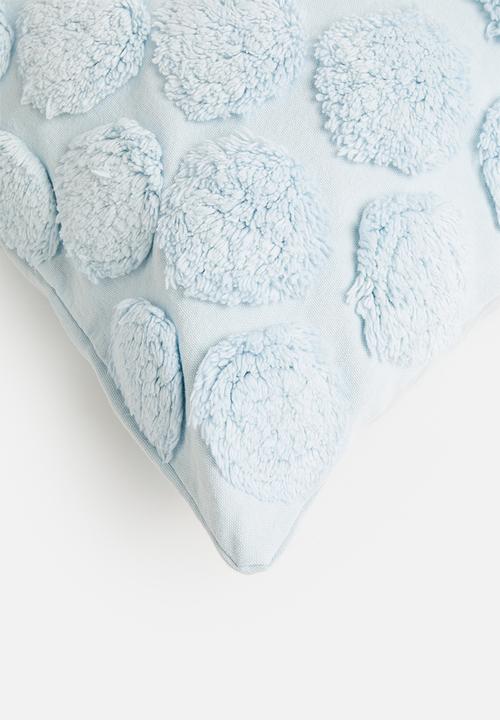 Sixth Floor - Tufted dobby cushion cover - baby blue