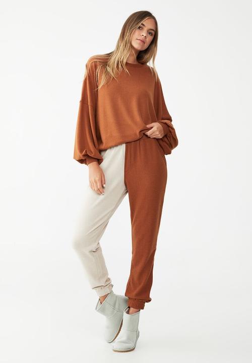 Cotton On - Super soft long sleeve sweater - glazed ginger