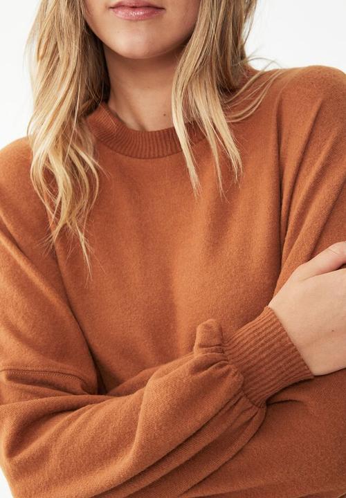 Cotton On - Super soft long sleeve sweater - glazed ginger