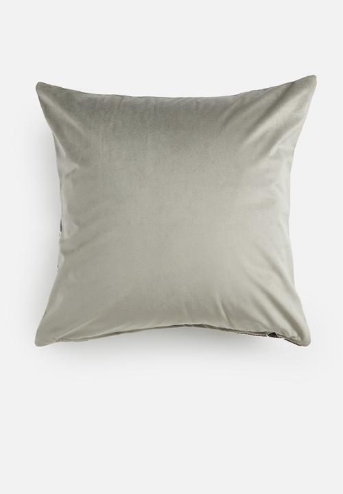 Hertex Haus - Meditating Outdoor cushion cover - ash