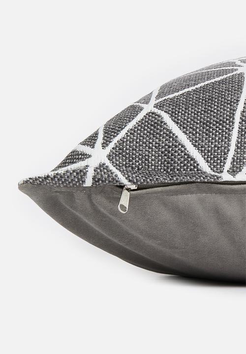 Hertex Haus - Meditating Outdoor cushion cover - ash