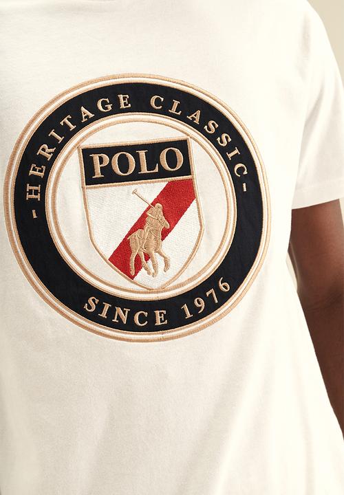 POLO - Logo Shield short sleeve tee - White