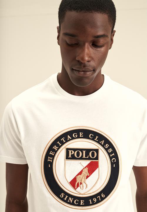 POLO - Logo Shield short sleeve tee - White