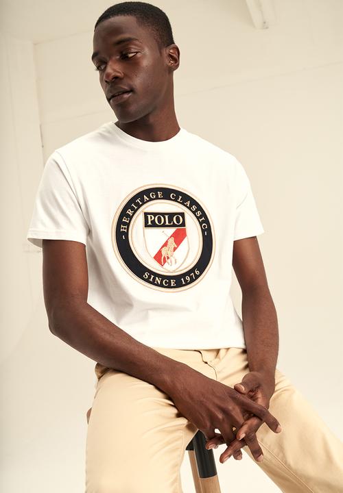 POLO - Logo Shield short sleeve tee - White