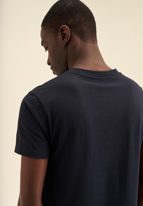 POLO - Print Logo Short Sleeve Tee - Navy