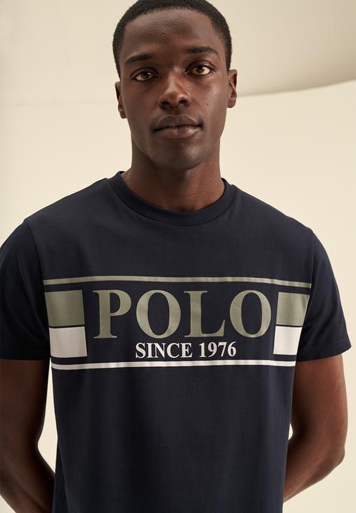 POLO - Print Logo Short Sleeve Tee - Navy