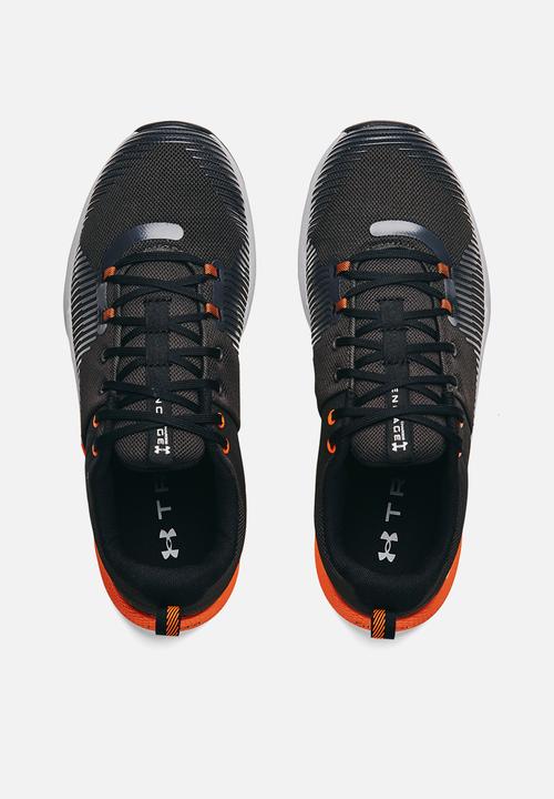 Under Armour - Ua charged engage - jet gray / blaze orange / halo gray