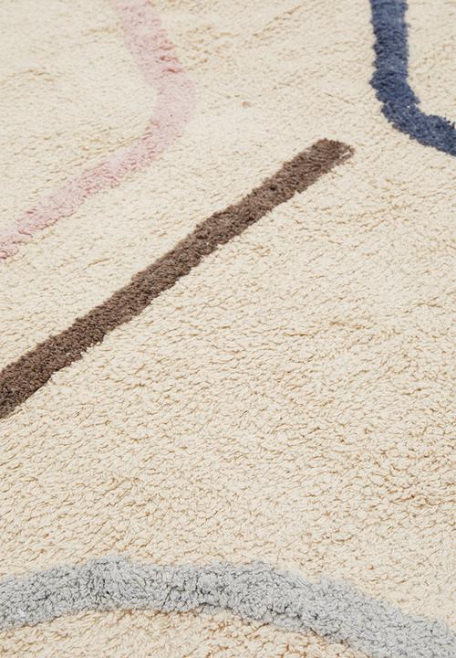 Sixth Floor - Mae cotton tufted rug - multi