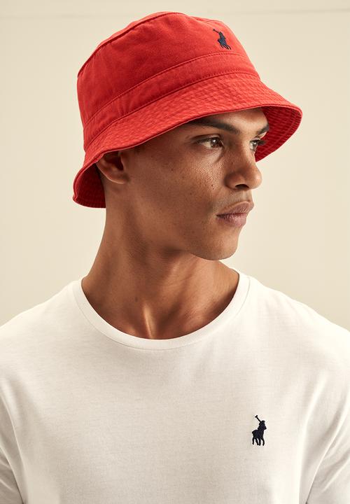 POLO - Classic twill bucket - red