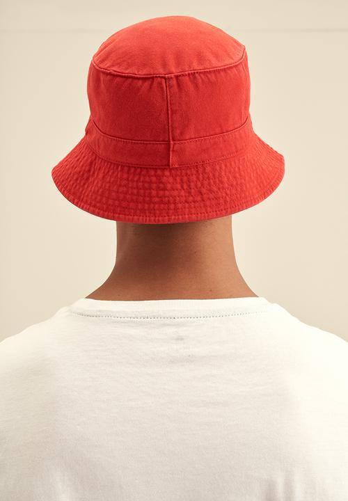 POLO - Classic twill bucket - red