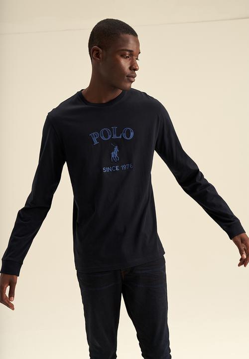 POLO - Logo Long sleeve Tee - Navy