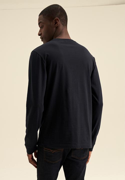 POLO - Logo Long sleeve Tee - Navy