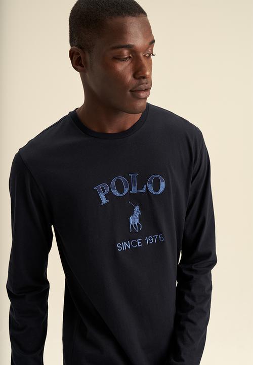 POLO - Logo Long sleeve Tee - Navy