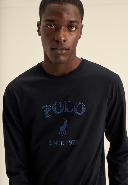 POLO - Logo Long sleeve Tee - Navy