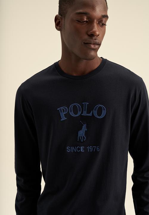 POLO - Logo Long sleeve Tee - Navy