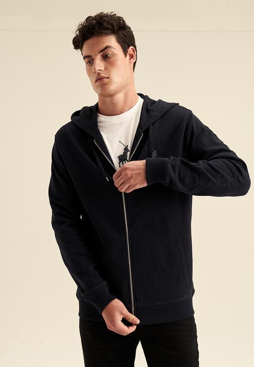 POLO - PJC Zip Thru Hooded Sweatshirt - Navy