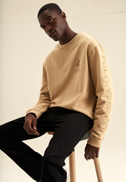 POLO - PJC Relaxed Sweatshirt- Stone