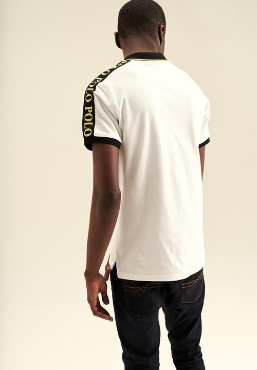 POLO - Taped Big Pony SS Golfer - White & Black